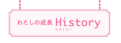 わたしの成長ヒストリー