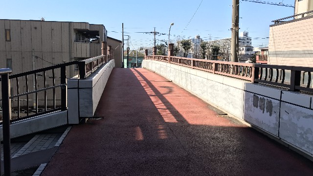 横断歩道を渡ります